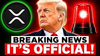 XRP BREAKING NEWS!! XRP MADE HISTORY (5 SECONDS!) TRUMP JUST CANCELED IT! JAPAN MADE IT OFFICIAL!