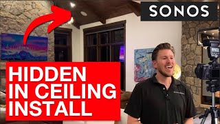 FULL INSTALL - In Ceiling Sonos SL/Play:1/One Enclosure Kit! Sonos UPGRADE!