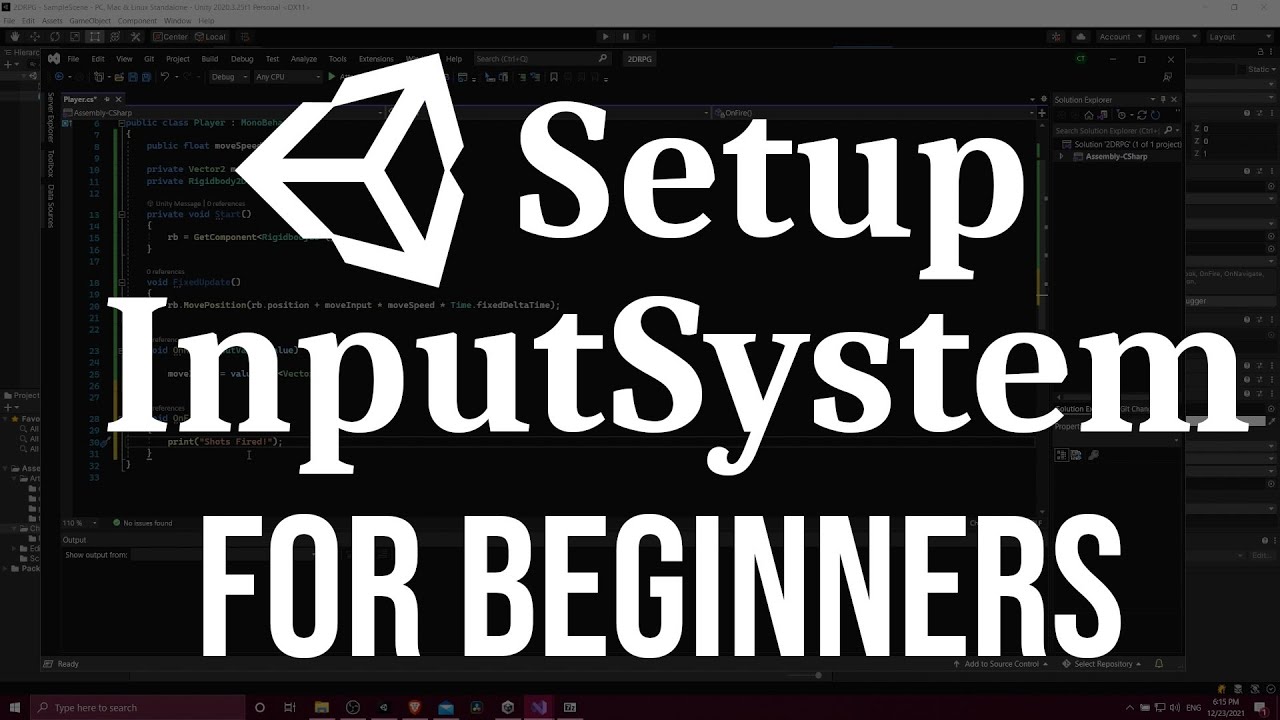 Easy 2D Top Down Movement With New Input System In Unity - YouTube