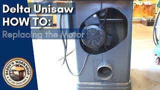 Options for Replacing a Delta Unisaw Motor - Unisaw Motor Replacement