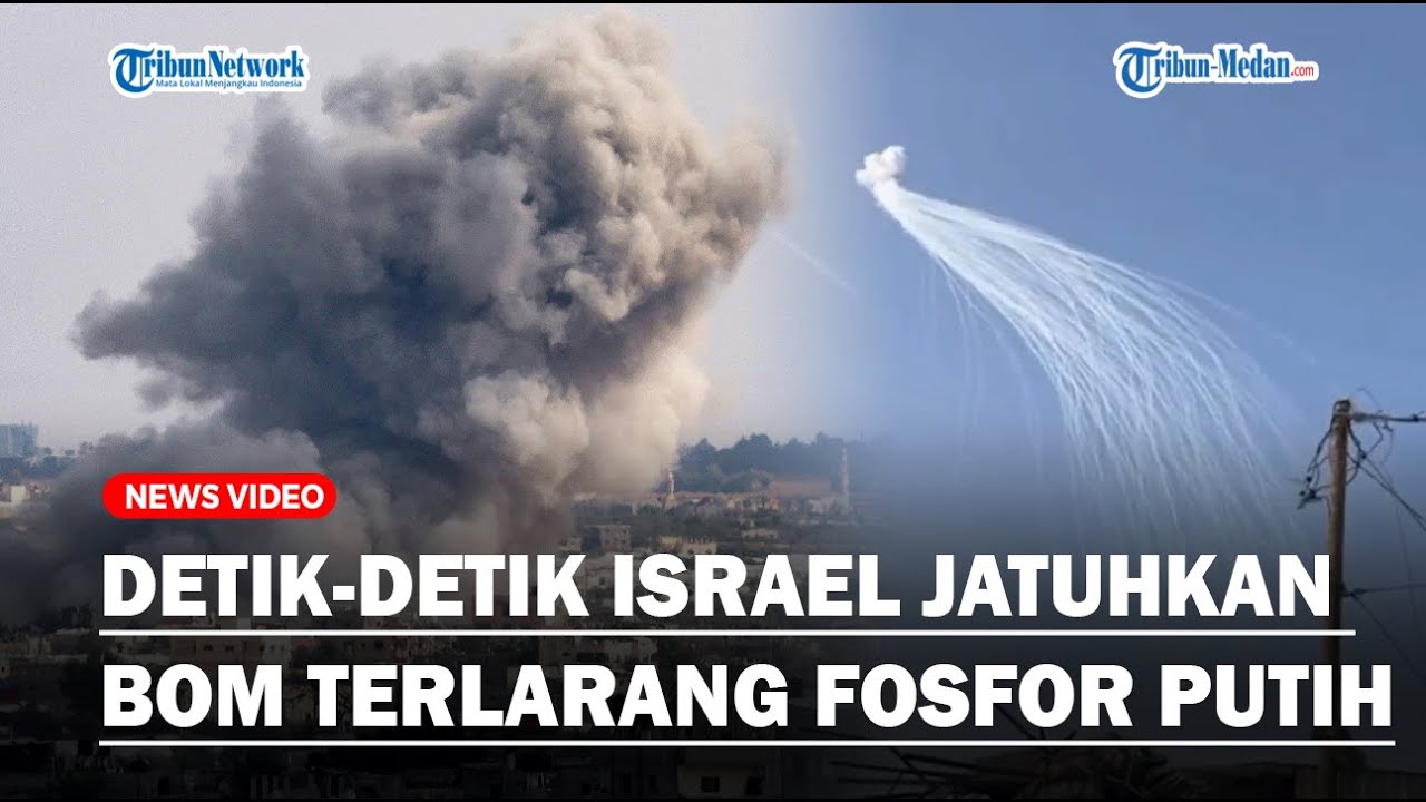 KEJAM!, Israel Jatuhkan BOM TERLARANG FOSFOR PUTIH Ke Sekolah & Kamp ...