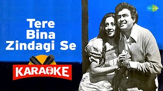 Tere Bina Zindagi Se - Karaoke with Lyrics | Lata Mangeshkar, Kishore Kumar | R.D. Burman | Gulzar