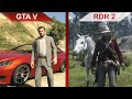 THE BIG COMPARISON | GTA V vs. Red Dead Redemption 2 PC | ULTRA