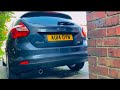 ford focus 1.0 ecoboost (Custom Turbo back exhaust cold start MILD SPORT sound!)#ford#focus#ecoboost