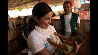 Priyanka Chopra  UNICEF  Rohingya camp