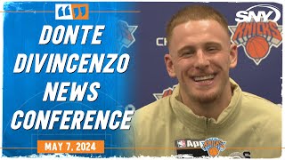 Donte DiVincenzo on teasing Jalen Brunson about his playoff accomplishments | SNY