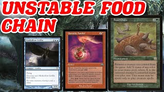 UNSTABLE FOOD CHAIN! Legacy Temur Creature Based Infinite Combo MTG