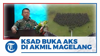 Jenderal Dudung Membuka Apel Komandan Satuan TNI AD 2022 di Akmil Magelang