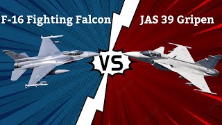 F-16 Fighting Falcon vs JAS 39 Gripen - Fighter Jets