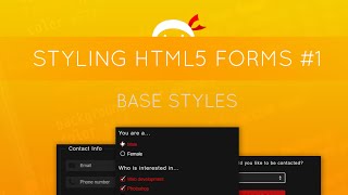 Styling HTML 5 Forms #1 - Introduction