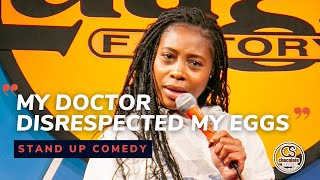 My Doctor Disrespected My Eggs - Comedian Keyshia E - Chocolate Sundaes Standup Comedy