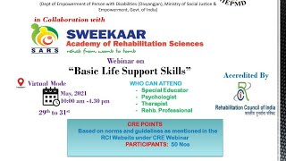 Concepts and Importance of Life Skills | Basic Life Support Skills for SEN | sweekaar