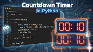 Countdown Timer in Python | Beginner Project Tutorial