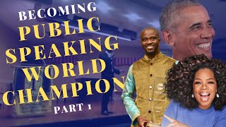 WORLD CHAMPIONSHIP OF PUBLIC SPEAKING | My First Contest Experience