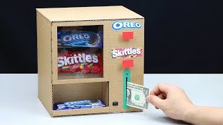 How to Make OREO and Skittles Vending Machine