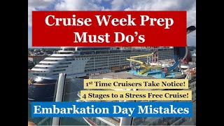 Cruise Planning Update! 4 Stages to a Stress Free Cruise