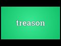 treason meaning