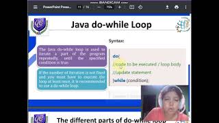 OOP Lesson 4 Java Iteration Statements