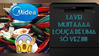 Lavei Muitaaaa Louça!!! 😱 - Lava Louças Midea 8 Serviços - Vale a pena?