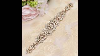 WX024 Rhinestone dress belt, belt for dresses, beading dress belt, beaded dress belt