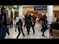 mall cop tries to interrupt party rock shuffle flash mob too funny