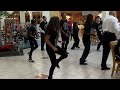 mall cop tries to interrupt party rock shuffle flash mob too funny