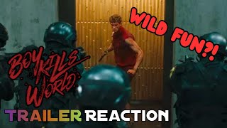Trailer Reaction | Boy Kills World