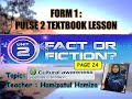 F1 English Lesson | PULSE 2 Unit 2 : Cultural Awareness (Page 24)