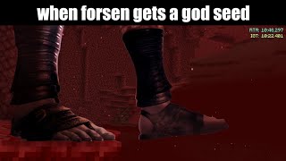 When forsen gets a god seed