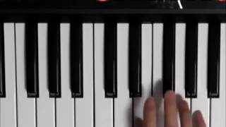 イオンでよく流れているWAONの曲　Gのキーで演奏 　右手ピアノ　How to Play Piano （right hand）