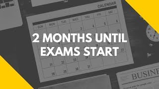 2 months 😱 until GCSE and A Level exams start!! 📚✍️