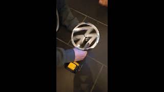 Spinning Volkswagen Emblem