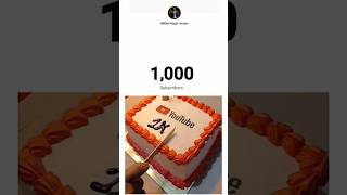 Happy 1000 Subscriber celebration🎉😔 #shorts #ytshorts #viral #trendingshorts #dream #1k #happy...