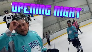 CCRHL/ERHL BEER LEAGUE HOCKEY! C-MEN VS. PINK PANTHERS OPENING NIGHT!