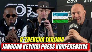 UFC 293 JANGDAN KEYINGI PRESS KONFERSENSIYA: ADESANYA, STRIKLAND VA DANA UAYT!