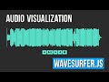 Awesome Audio Visualization HTML CSS Wavesurfer JS