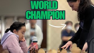 Youngster Holds The Chess Queen To A Draw | Simul With Alexandra Kosteniuk