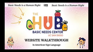 Basic Needs Website Walkthrough (American Sign Language)