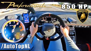 850HP LAMBORGHINI Huracan Performante SUPERCHARGED on AUTOBAHN by AutoTopNL