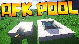 How to Make an AFK Pool! (Minecraft 1.10)