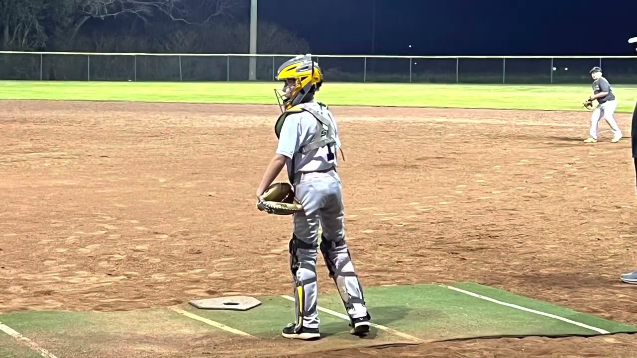 Andrew Jagar Spring 11u Catcher Throwdowns - YouTube