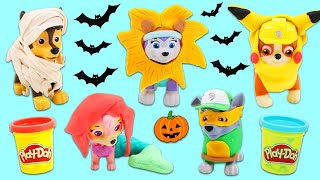 Making the Paw Patrol Pups DIY Cute Play Doh Halloween Costumes | Fun & Easy Arts & Crafts!