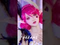 cosplay 王者荣耀 自己cos了自己画的皮肤💜💗💜💗💜💗 shorts p49