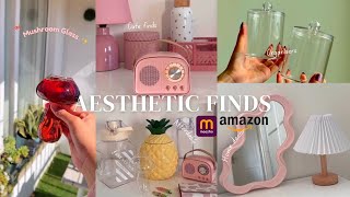 Aesthetic Finds🌷✨ ||  Meesho \u0026 Amazon || Home Decor || Affordable Finds