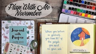 Plan With Me | November | Bullet Journal