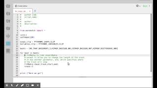 For Loops in EarSketch (pythonmc.org)