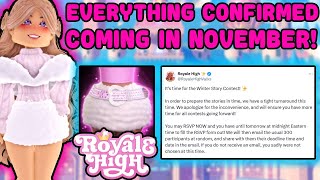 Everything Confirmed Coming In November Royale High Glitterfrost Update News