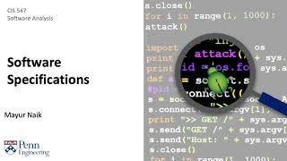 Module 2: Software Specifications