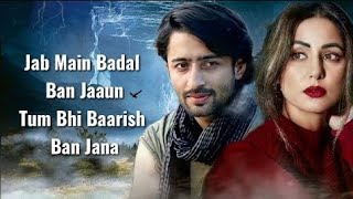 Baarish Ban Jaana 4k Full Screen Status | 4k Ultra HD Status | Jab Main Badal Ban Jau Status
