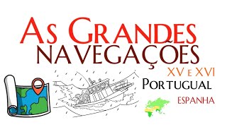 As Grandes Navegações Marítimas #portugal #espanha